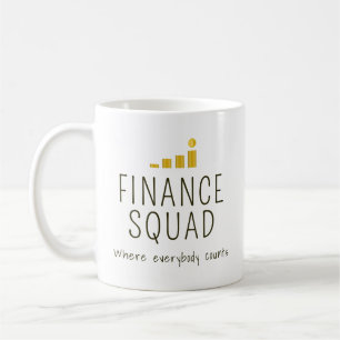 Mug Équipe de finance personnalisée