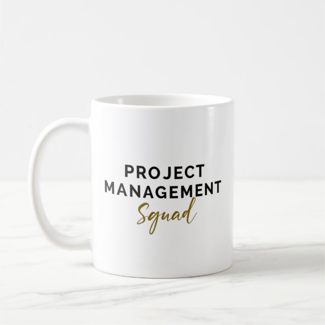 Mug Équipe de gestion de projet – Propre (Gauche)