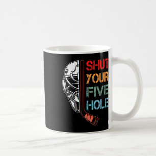 Mug Équipe de hockey vintage rétro Fermez votre cinq t