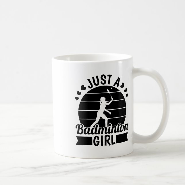 Mug Équipe De Joueurs De Badminton - Navette Juste Un  (Droite)