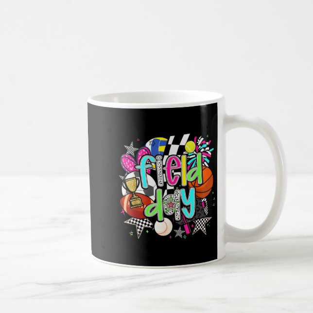 Mug équipe de journée de terrain rétro enseignant enfa (Droite)