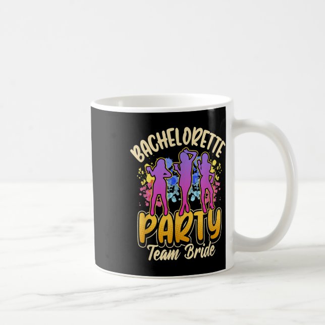 Mug Équipe de la mariée pour l'enterrement de vie de j (Droite)