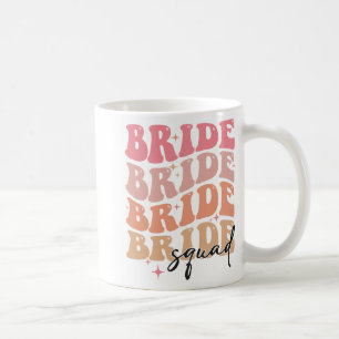 Mug Équipe de la mariée thème groovy Baby Shower EVJF