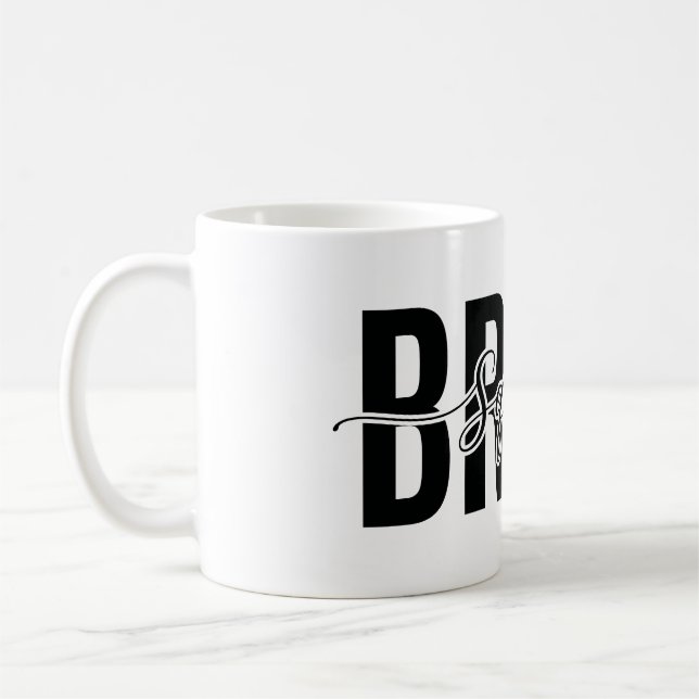 Mug Équipe de mariée chic Enterrement de vie de jeune  (Gauche)