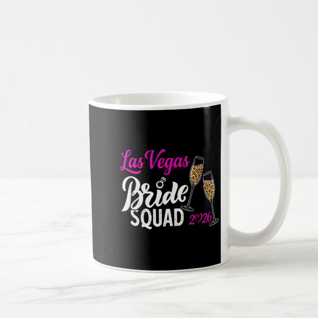 Mug Équipe de mariée de Vegas 2026 Mariée à Vegas (Droite)
