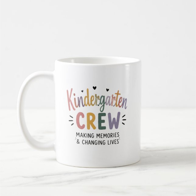 Mug Équipe de maternelle personnalisée Professeur d'ap (Gauche)