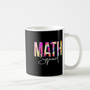 Mug Équipe de maths Tie Dye Retour à l'école Femmes Ap