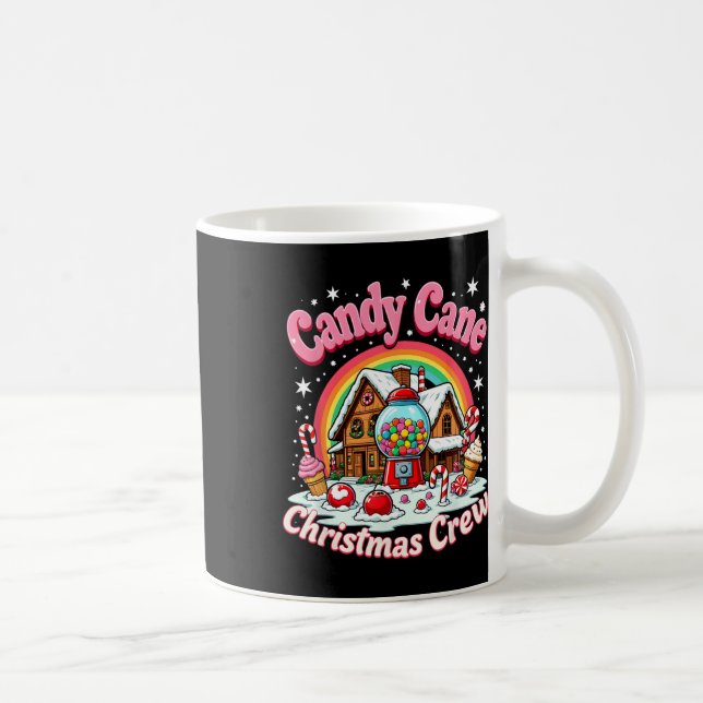 Mug Équipe de Noël Candy Cane House Sécurité des bonbo (Droite)