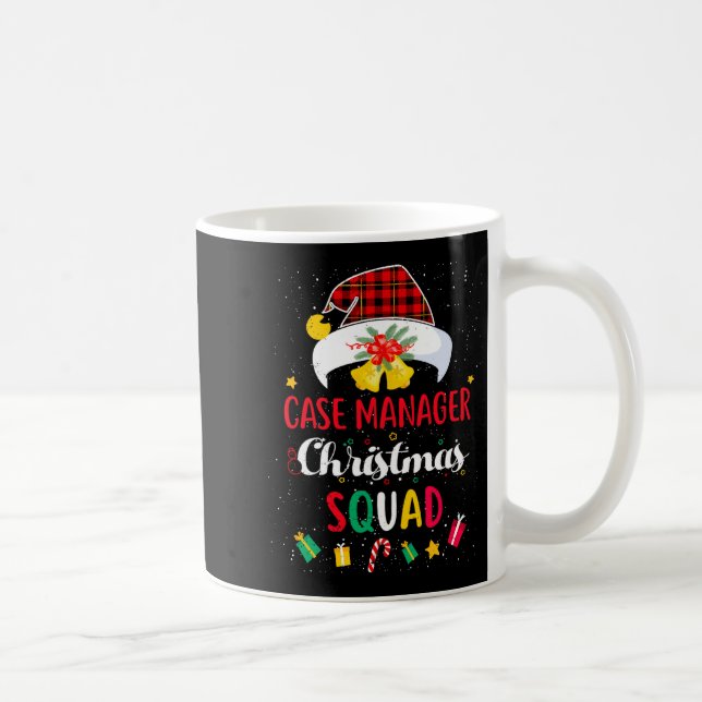 Mug Équipe de Noël du gestionnaire de dossier Chapeau  (Droite)