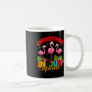 Mug Équipe de Noël en Juillet Chapeau de Santa Flaming