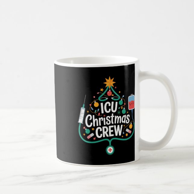 Mug Équipe de Noël en soins intensifs infirmière de va (Droite)