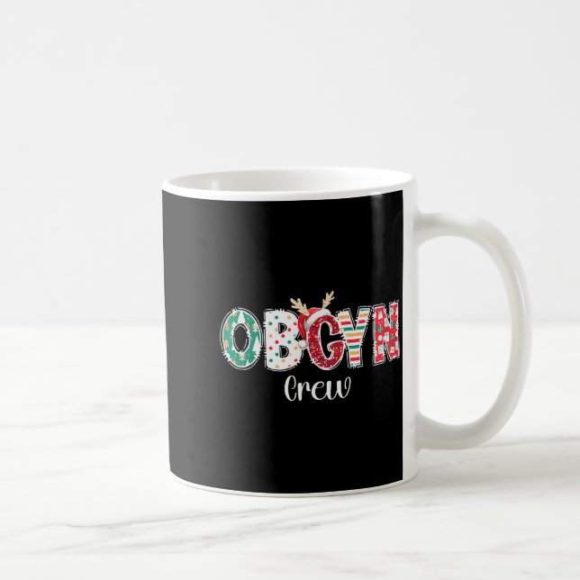 Mug Équipe de Noël Obgyn Obstétrique Ob Gyn Groupe Équ (Droite)
