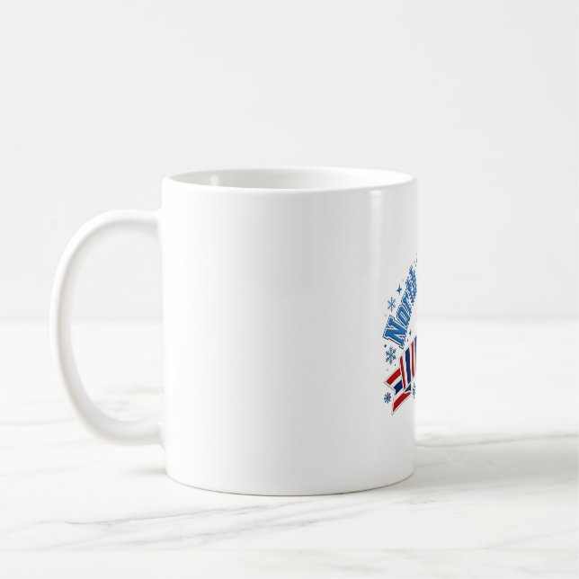Mug Équipe de Pôle Nord Varsity Noël (Gauche)