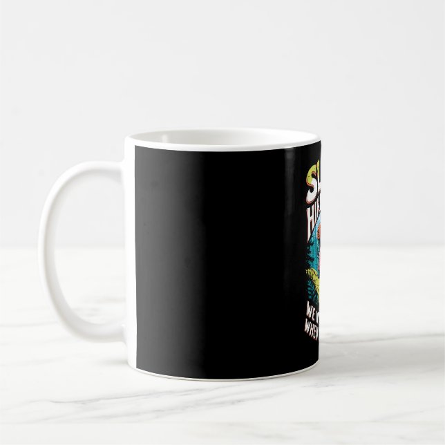Mug Équipe de randonnée de paresseux citation drôle de (Gauche)