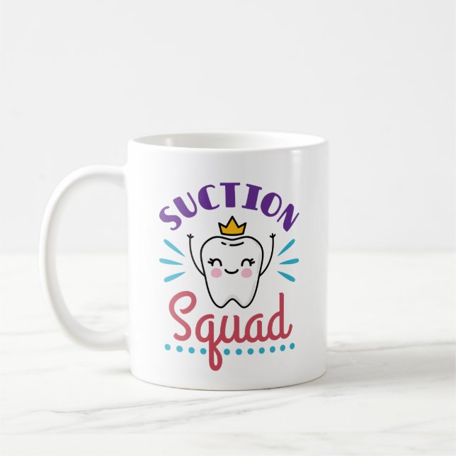 Mug Équipe de relève Adjointe dentaire Personnel hygié (Gauche)