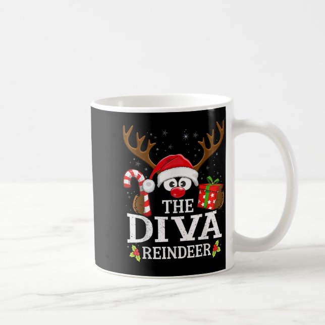 Mug Équipe de rennes de Noël assortis Uni-kids Chri (Droite)
