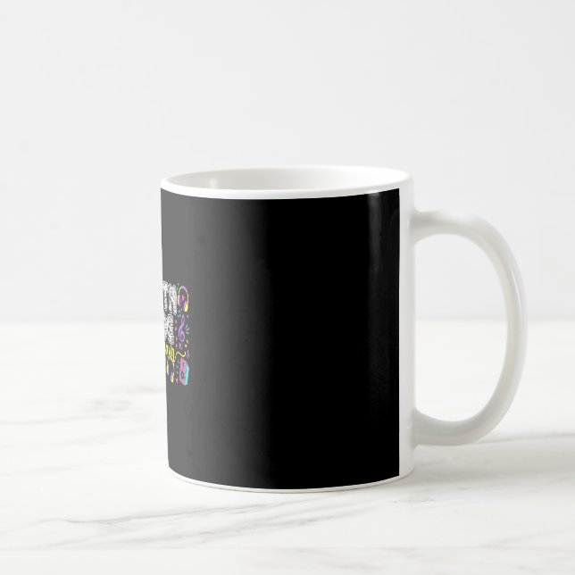 Mug Équipe de rêve de 4e année Professeur de musique d (Droite)