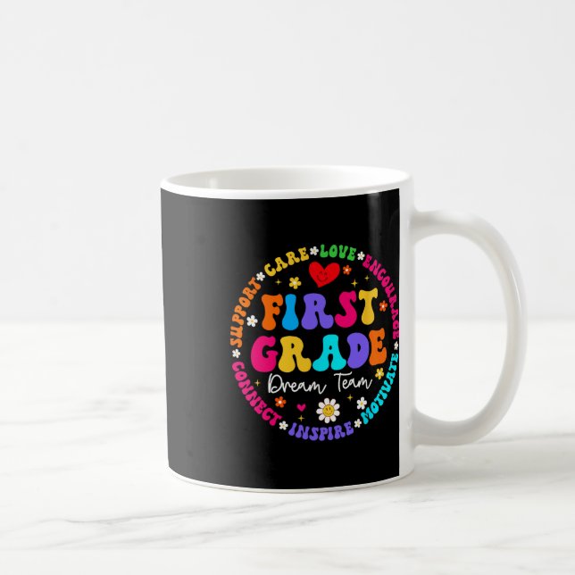 Mug Équipe De Rêve De Première Année Retour À L'École  (Droite)