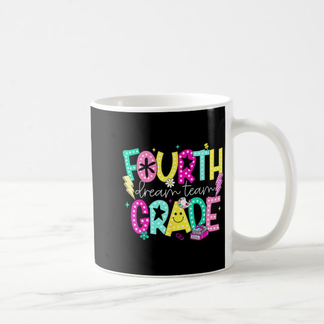 Mug Équipe de rêve de quatrième année 4e rentrée scola (Droite)