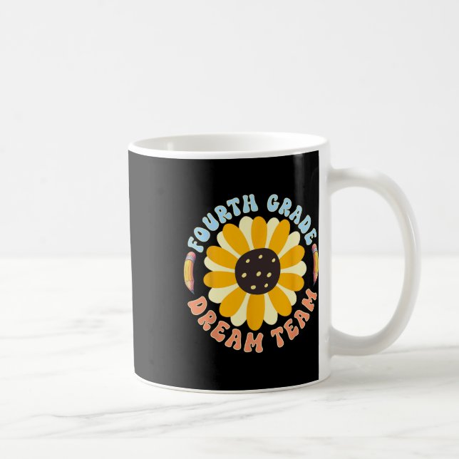 Mug Équipe de rêve de quatrième année Enseignant Élève (Droite)