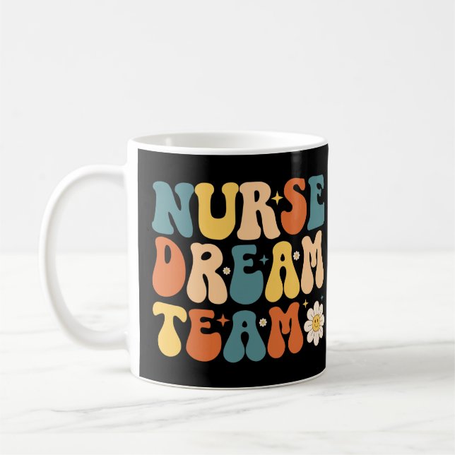 Mug Équipe de rêve infirmière (Gauche)