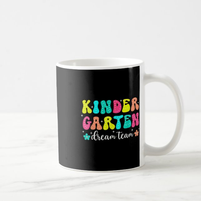Mug Équipe de rêve maternelle Groovy retour à l'école  (Droite)
