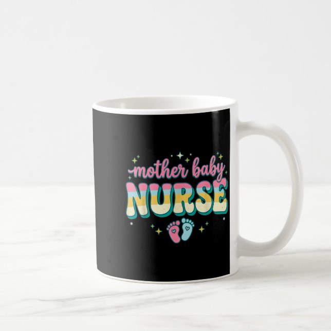 Mug Équipe de sage-femme pour bébé mère Stéthoscope bl (Droite)