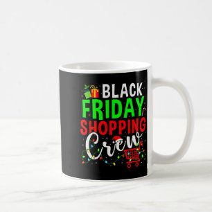 Mug Équipe de shopping du vendredi Noël Famille Équipe