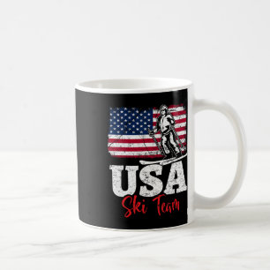 Mug Équipe de ski Usa Amérique Skiant Sports d'hiver U