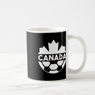Mug Équipe de soccer du Canada Drapeau Feuille d'érabl