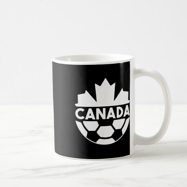 Mug Équipe de soccer du Canada Drapeau Feuille d'érabl (Droite)