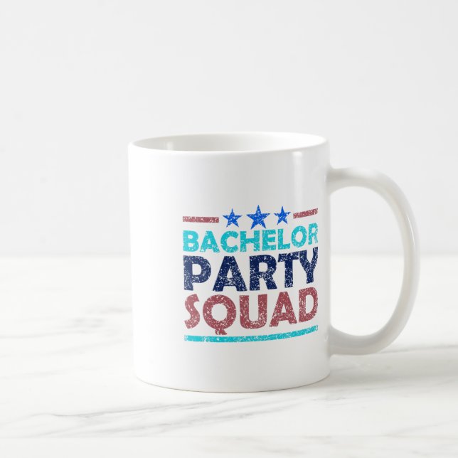 Mug Équipe de soirée d'enterrement de vie de garçon Ép (Droite)