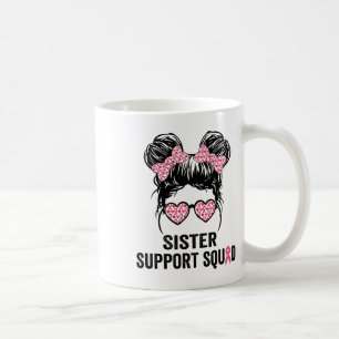 Mug Équipe de soutien de la sœur Bun Gl Sensibilisatio