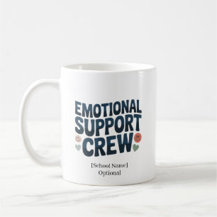 Mug Équipe de soutien émotionnel personnalisée pour le