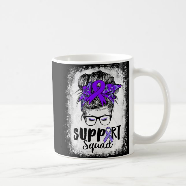 Mug Équipe de soutien Messy Bun Purple Warrior Epileps (Droite)