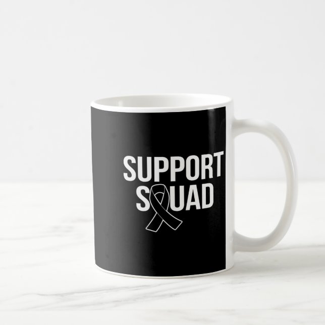 Mug Équipe de soutien Mois de la sensibilisation au ca (Droite)