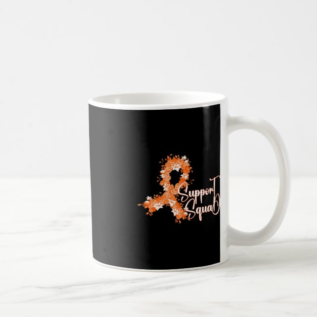 Mug Équipe de soutien Orange Ruban Leucémie Cancer du  (Droite)