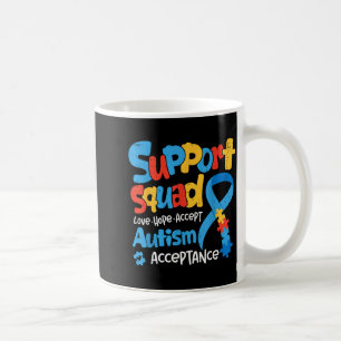 Mug Équipe de soutien pour la sensibilisation à l'auti