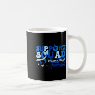 Mug Équipe de soutien ruban bleu sensibilisation au ca