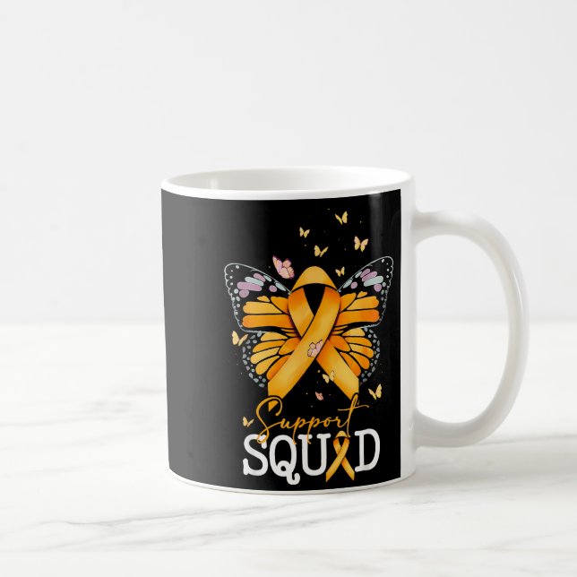 Mug Équipe de soutien Ruban orange Sclérose en plaques (Droite)