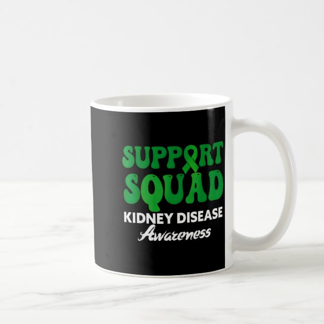 Mug Équipe de soutien sensibilisation à la maladie rén (Droite)
