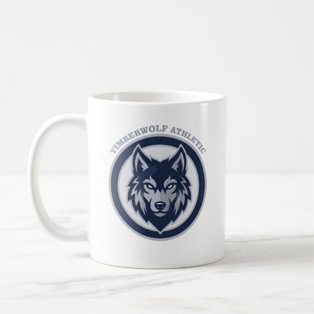 Mug Équipe de sport Crest Timberwolf Athlétique (Gauche)