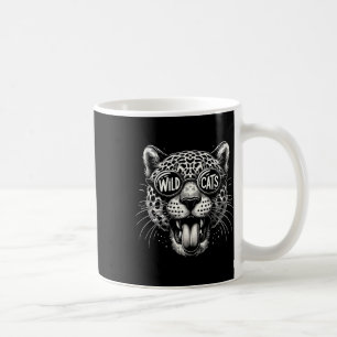 Mug Équipe de sport scolaire Wildcats Esprit de fan Re