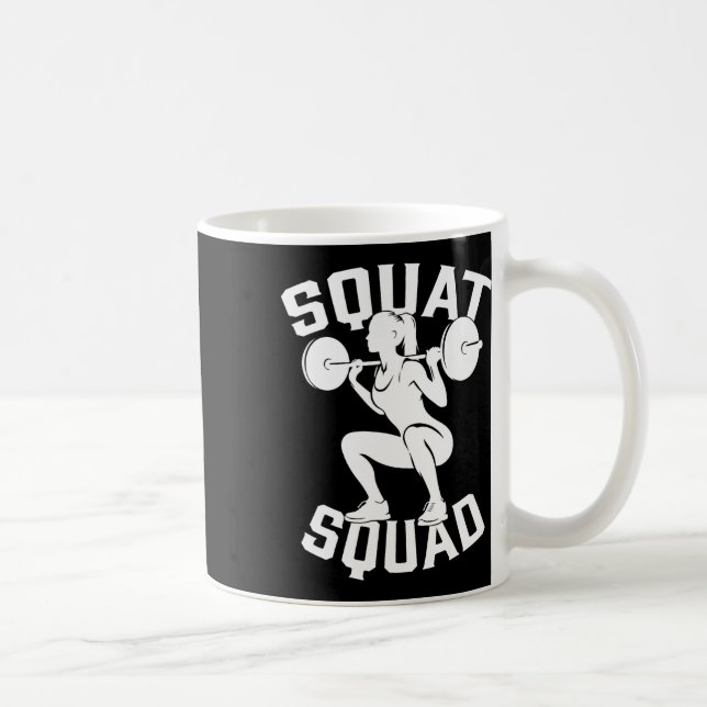 Mug Équipe de squat entraînement Partenaire Entraîneur (Droite)