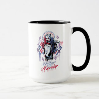 Mug Équipe de suicide | Harley Quinn Graffiti encré