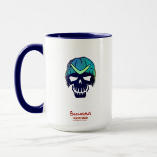 Mug Équipe de suicide   Icône de tête Boomerang