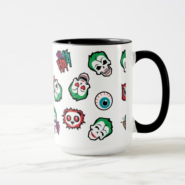 Mug Équipe de suicide | Joker Emoji Motif (Droite)