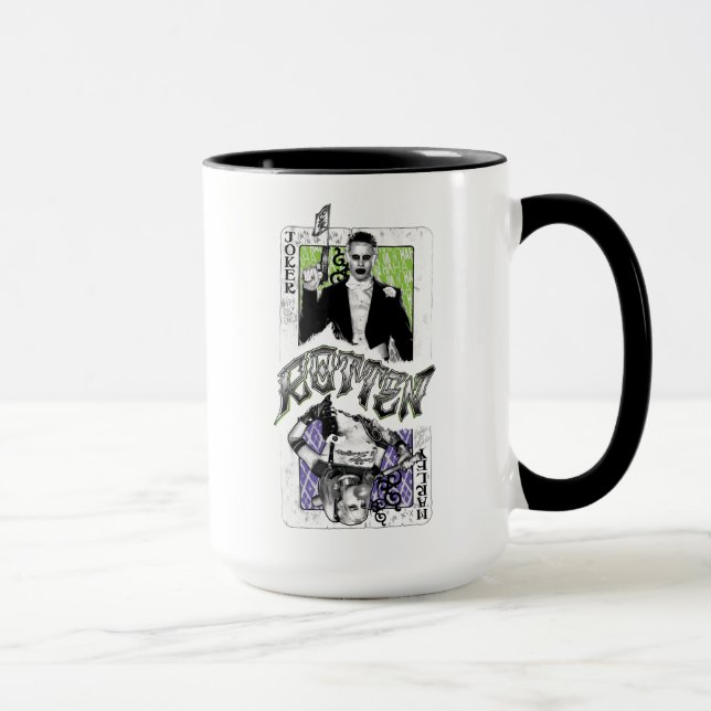 Mug Équipe de suicide | Joker & Harley Rotten (Droite)