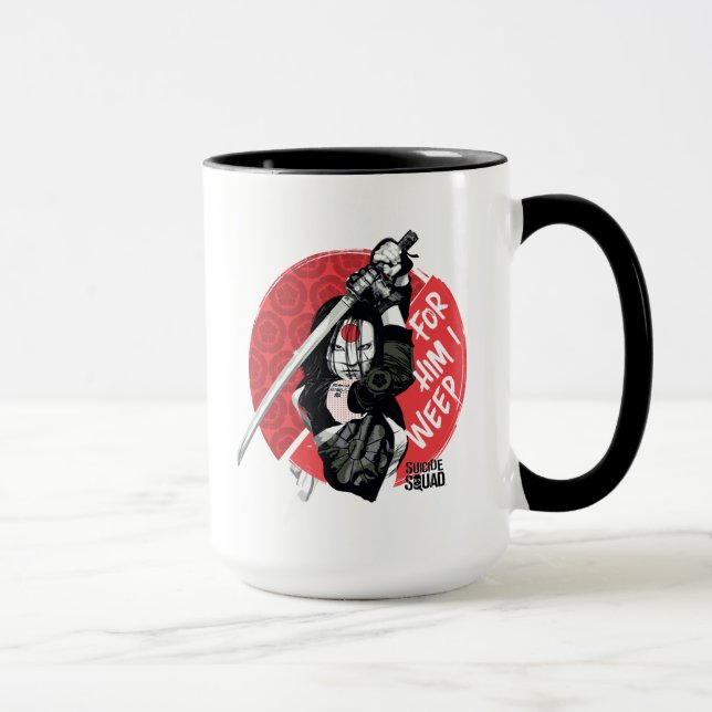 Mug Équipe de suicide | Katana "Pour Lui, je pleure" (Droite)
