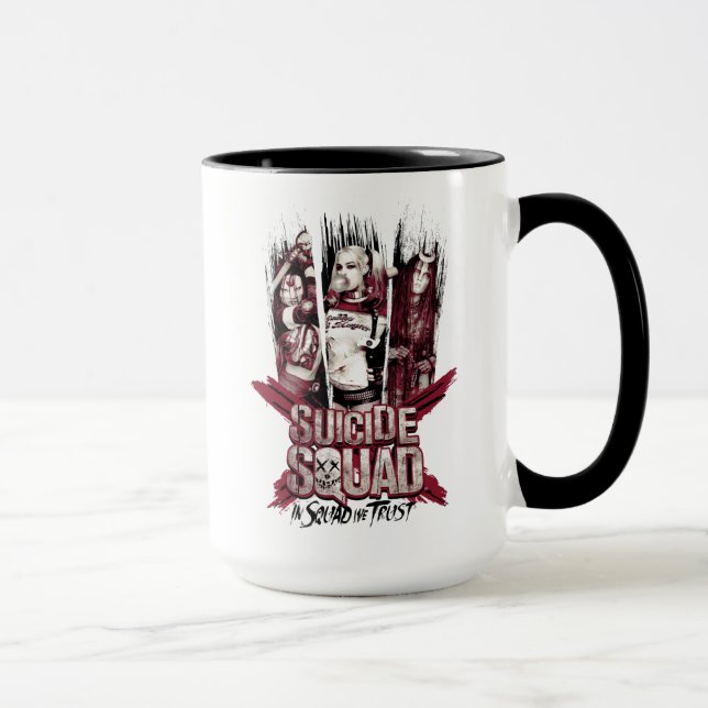 Mug Équipe de suicide | Squad Girls "In Squad We Trust (Droite)